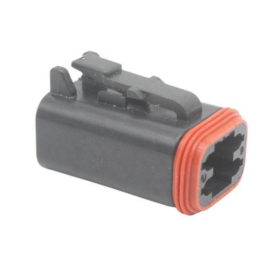 China Waterproof 4 Plug Automotive Plug Straight Connector DT06-4S-CE02 for sale