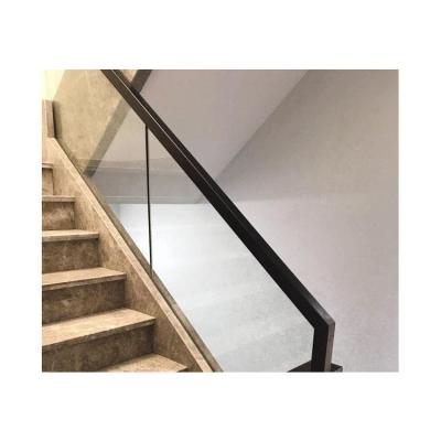 China Contemporary Balustrade Stairs Pre-buried Fencing Court Aluminum U Channel Glass Customized Fencing Designs Graphic Design Outdoor Clear for sale