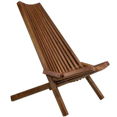 China Casual No Assembly Needed Comfortable And Unique Style Solid Wood Folding Chair For Outdoor Furniture for sale