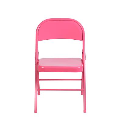 China Factory Price Modern Outdoor Event Stainless Steel Metal Folding Chair for sale