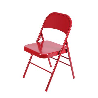 China Modern Easy To Clean Outdoor Stainless Steel Metal Folding Chair for sale