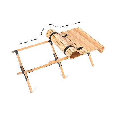 China 2021 Modern Folding Camping Table Wooden Folding For Beach for sale