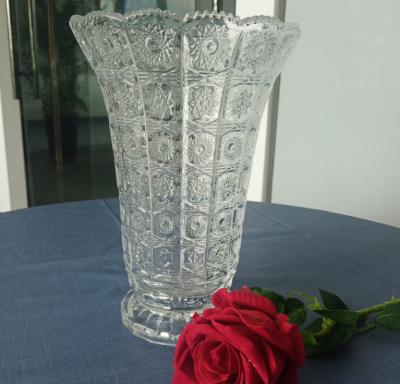 China New Crystal Vase New Design Glass and Crystal Vases Scandinavian Selling Transparent Vase for sale