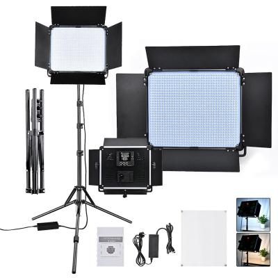 China 20-30meters FOSOTO D-1080 DMX 1004 Daytime Light LED Photo Studio Video Film Photography Lighting Continuous Panel Lamp Light With Barndoors for sale