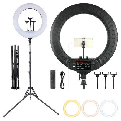 China Dropshipping Russia FOSOTO FT-54 21 inch LED Ring Light Photographic Lighting Ring Lamp Video Ringlight with Tripod for Youtube FT-54 for sale