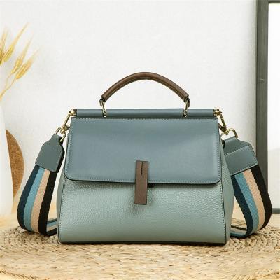 China Best Selling High Quality Rounded Handles Handbag Women Leather Shoulder Lady Bags Smart Handbag for sale