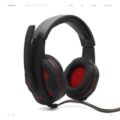 China LED Over-Ear Gaming Headset 3.5mm Earphone PC Gaming Headset With Black Earbuds For PS4/Laptop Tablet for sale