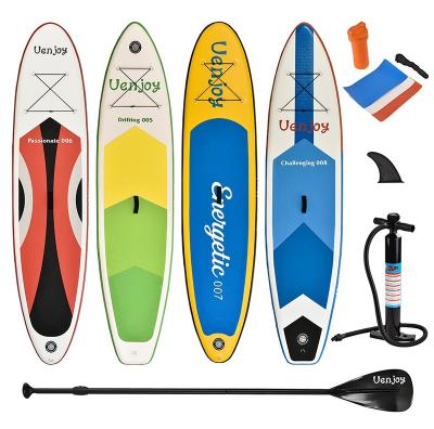 China Surfboards Unisex Cheap Custom Inflatable Surf Rack Up Paddle Board Professional Durable PVC Adjustable Fin for sale