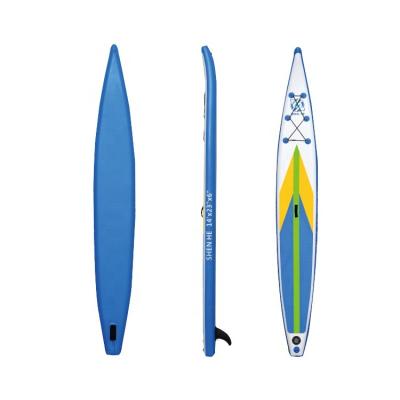 China Water Sports Unisex Inflatable Surfboard Sip Foldable Fishing Board with Adjustable Paddle for sale