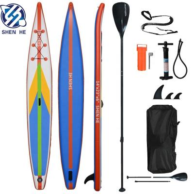 China Best Unisex Racing Surfboard Brands Cheap Price For Sale Paddleboard Water Sporting Inflatable Paddle Board Racing Sip Board for sale