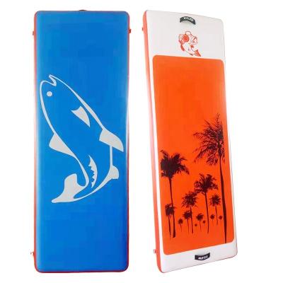 China Foldable Multi Use Air Exercise Inflatable Mat Yoga Tumbling Mat for sale