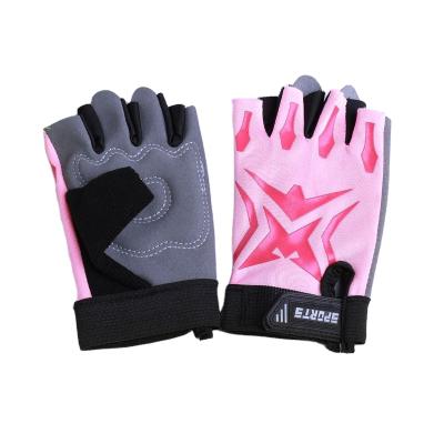 China Net Gloves Cycling Half Finger Men And Women Adult Children To Balance Car Sun Protection, Breathable Anti Slip Protective Gear s Silk Hand for sale