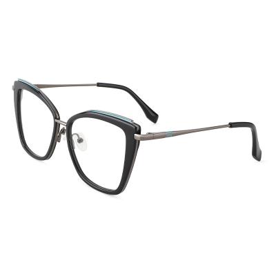 China Newest Design Wholesale Prescription 2022 Retro Metal Material Glasses Frame To Shape Eyewear Optical Glasses Frame For Women for sale