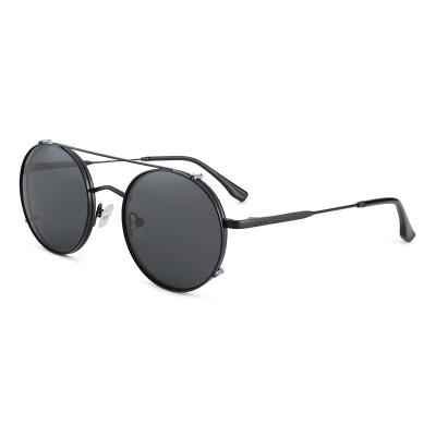 China Hot Selling Fashion Sunglasses Metal Polarized Round Frame Sunglasses Cut On Sun Glasses Outdoor Driving Sunglasses for sale