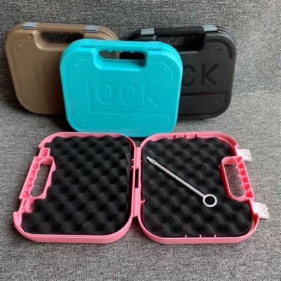 China Durable ABS LOCK Tactical Pistol Case Gun Hard Case Storage Carry Box for sale