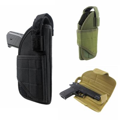 China New Durable Right Hand Molle Pistol Holster Firearm Waist Cover Bag Tactical Military Pouch for sale