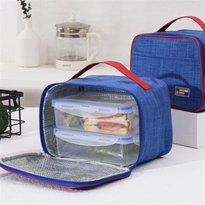 China Kids Nylon Packing Women Picnic Lunch Bag Thermal Insulated BBQ Cooler Cooler Ice Pack for sale