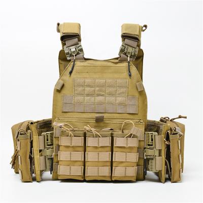 China Nylon Tactical Molle Carrier System Vest Quick Release Platter Outdoor Hunting Military MODULAR Vest Customized Size for sale