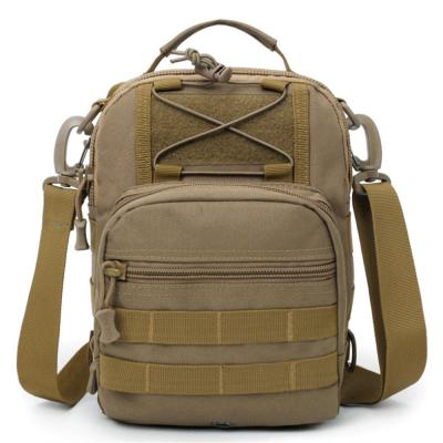 China Outdoor Activity Sling Military Tactical Backpack Camouflage Outdoor Climbing Molle Daypack Chest Shoulder Bag for sale