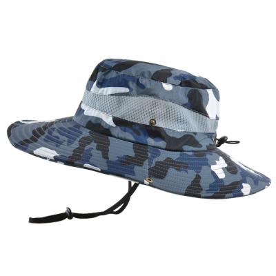 China Character Camouflage Tactical Military Fishing Boonie Hat Army Outdoor Sports Sun Bucket Hat for sale