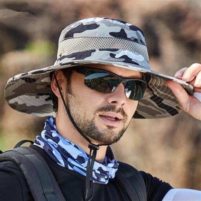 China COMMON Tactical Boonie Hat Camouflage Military Men Climbing Outdoor Army Camouflage Bucket Fishing Hats for sale