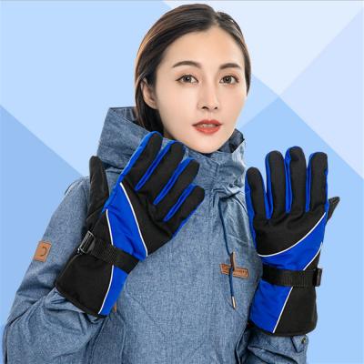 China Touch Screen Outdoor Winter Full Finger Gloves Warm Cycling Waterproof Cycling Touch Screen Ski Gloves for sale