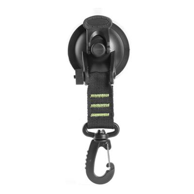 China Car Portable Car Suction Cup Hook Carabiner Outdoor Rise Link Down Tent Anchor Fixing Hooks for sale