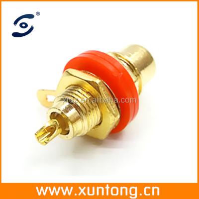 China 50Î © 75Î © Sound Terminal Jack PCB Panel Mount RCA Connector Adapter Female Socket for sale