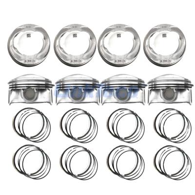 China 8pcs Aluminum Pistons And Rings DST Kit For Land Rover LR4 Chain Rover Sport Jaguar XF 5.0L AJ133 508PN AJV8 5.0 V8 LR0094883 for sale