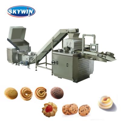 China Biscuit Press Wire PLC Control Depositor Biscuit Production Line Cut Biscuit Making Machine Biscuit Maker for sale