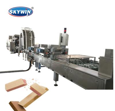 China Bakery China Skywin Industrial Wafer Machine Biscuit Wafer Making Machine Wafer Biscuit Production Line for sale