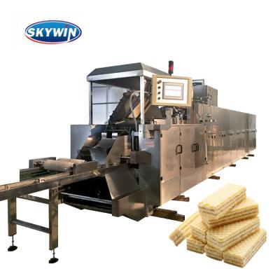 China Dairy Factory Skywin Flat Wafer Biscuit Oven Machine Maker for sale