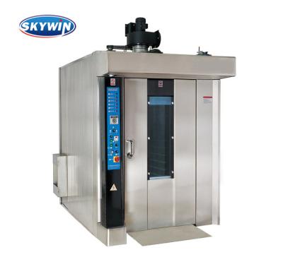 China Dairy Factory Skywin Gas Or Electric Rotary Baking Oven 32 Trays China Price For Biscuit Biscuits for sale