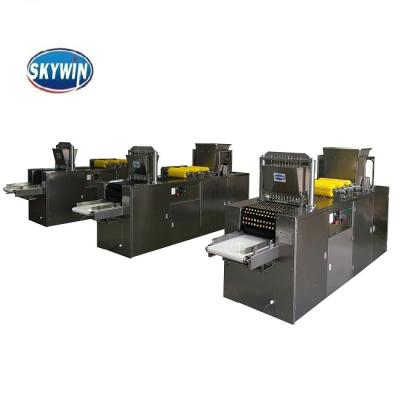 China Panda Chocolate Jam Cookie Cookie Dropping Bakery Injection Hello Snacks Making Machine Production Line Price for sale