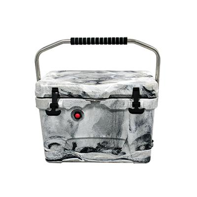 China Waterproof 45QT Outdoor Fishing Camping Ice Cooler Box Rotomolded Coolers Insulated Hard Ice Chest for sale