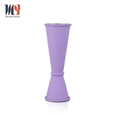 China Bartender 30 Viable 60ml Cocktail Jigger Japanese Style With Matte Purple Coating OEM Customization Small Measuring Gauge for sale