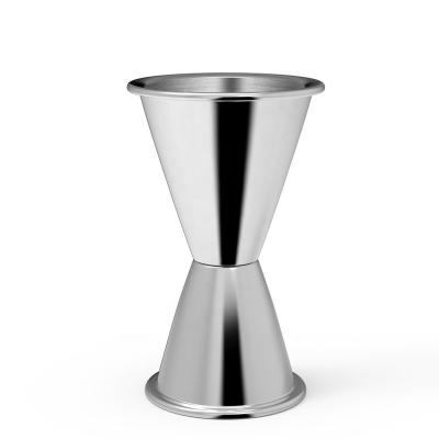 China Bars Clubs New Obese Style 30 18/8 Double Measuring Cup 60ml Quality Stainless Steel Cocktail Jigger With Internal Measurements for sale