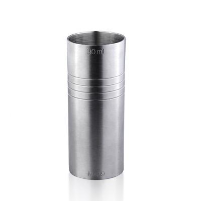 China Bartender Heavy Tools 1/2oz 30 Stainless Steel 60ml Bar Measures Viable Double Straight 304 Cocktail Jigger for sale