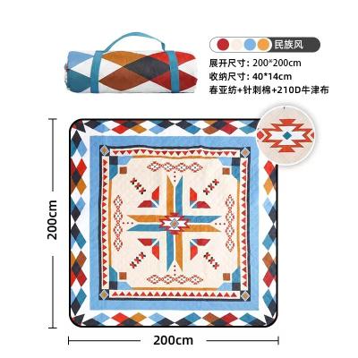 China Waterproof Picnic Blankets Waterproof Picnic Mat 200cmx200cm Foldable Extra Large for sale