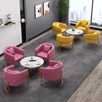 China Nordic Luxury Designer Comfortable Couch Sectional Sofa Flannel Dining Table Style Home Living Room Furniture Set for sale