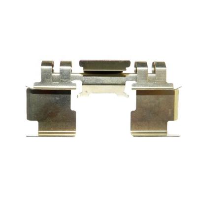 China Spring loaded stainless steel or metal front and rear brake pad clip for sale