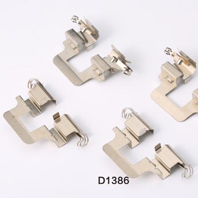 China Stainless Or Metal Auto Pad Brake Clips For All Type D1386 D1649 for sale