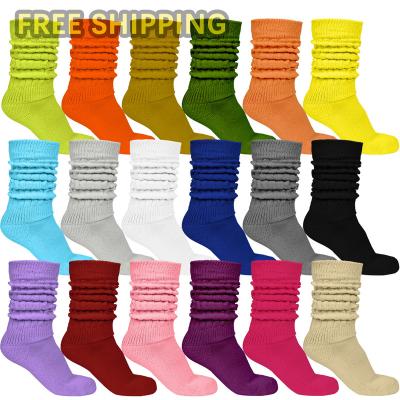 China Uron QUICK DRY Free Shipping Thick Women Slouch Socks Colorful Cotton Socks Heavy Women Slouch Socks for sale