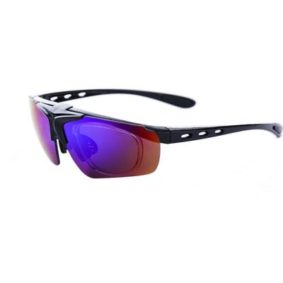 China New UV400 Sport Sunglasses Male Eyewear Sports Glasses Men Women Cycling Sunglasses for sale