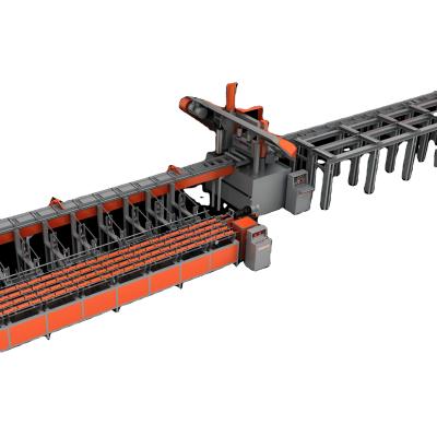 China Construction projects automatic steel rebar wire cutting rolling mill and automatic rebar strip saw machine for sale