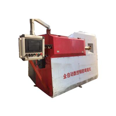 China Rebar circle making wire bar bending machine iron rebar/5-12mm cnc automatic steel bar stirrup bender for construction for sale