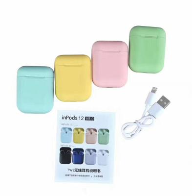 China 2022 Hot Sale In-ear Air 2 Radio Macaron Inpods 12 i12 TWS Earphone Earbuds for sale