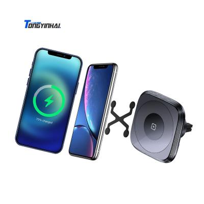 China Can Be Holder While Driving Car Portable Universal Magnetic Qi Certified Wireless Fast Car Mobile Phone Mount Charger Holder for sale