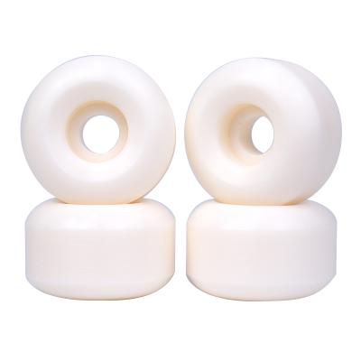 China 101A 52*32mm PU Skateboard Adult High Quality White Custom Wheels for sale