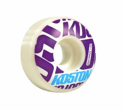 China Adult KOSTON 100A 53MM 70% Rebound Skateboard Wheels In Solid Color For Skateboard for sale